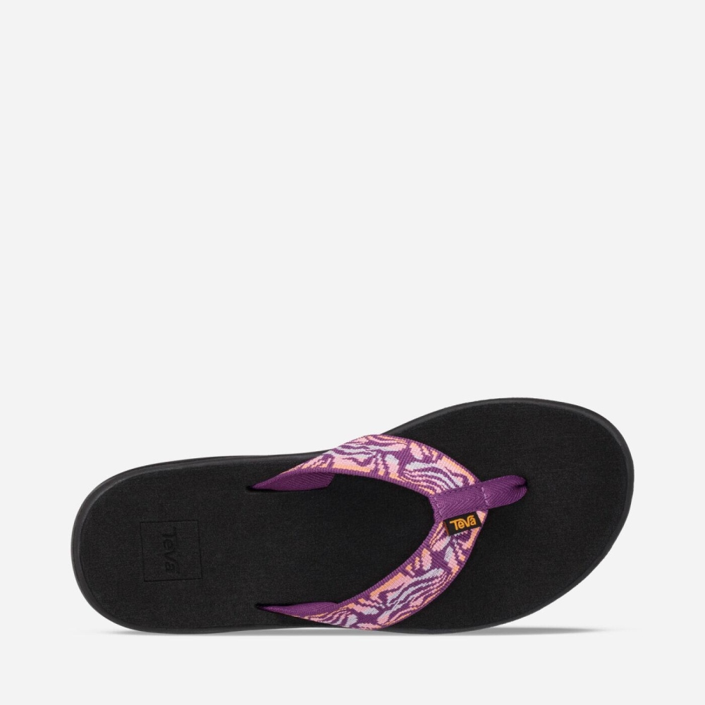 Teva Voya Flip Flops Dame Rosa | 48HGQRBOF