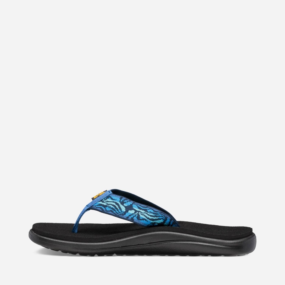 Teva Voya Flip Flops Dame Svarte | 64IHUVKOM