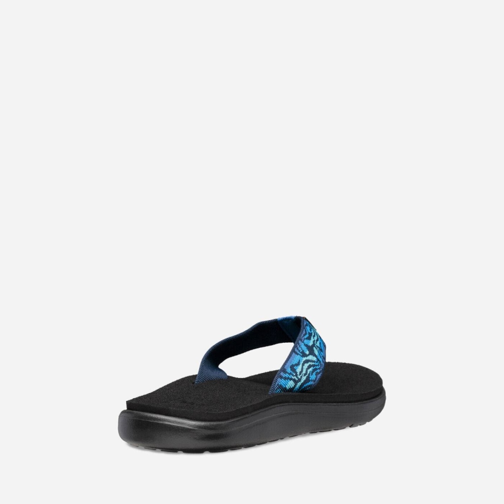 Teva Voya Flip Flops Dame Svarte | 64IHUVKOM