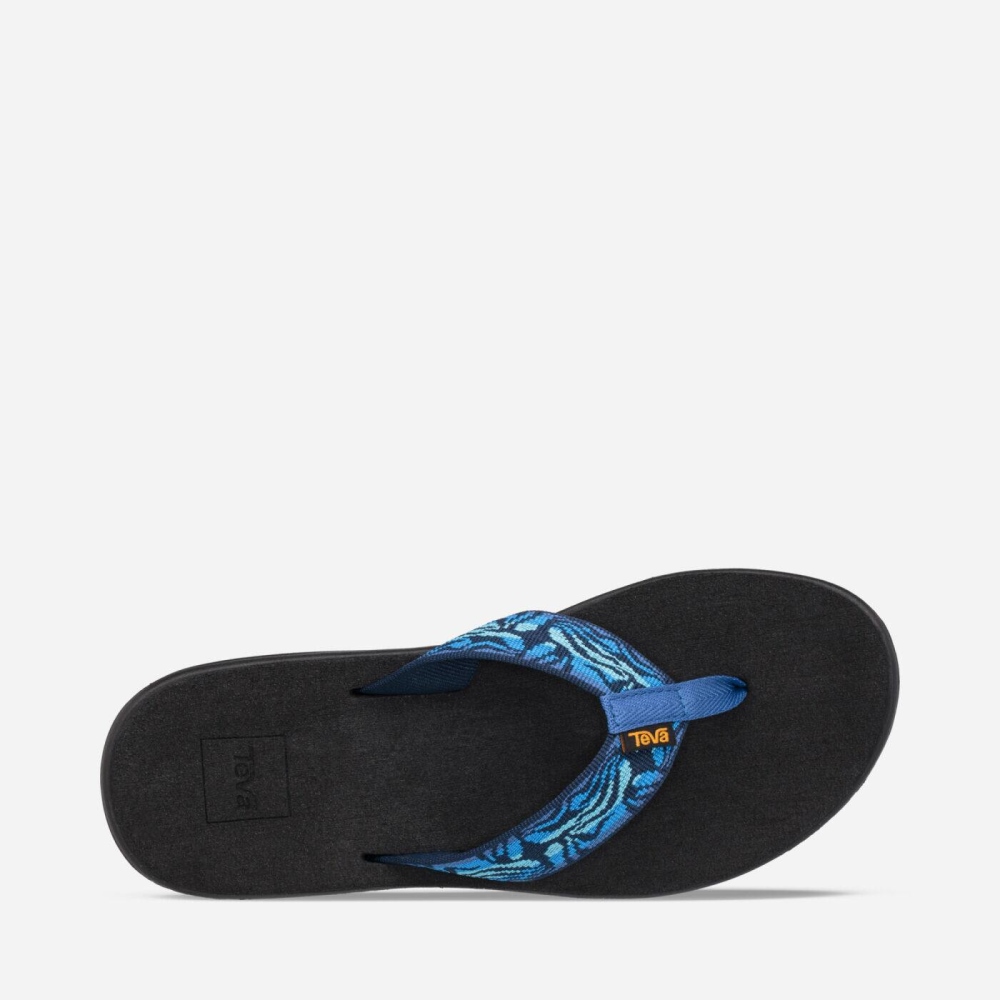 Teva Voya Flip Flops Dame Svarte | 64IHUVKOM