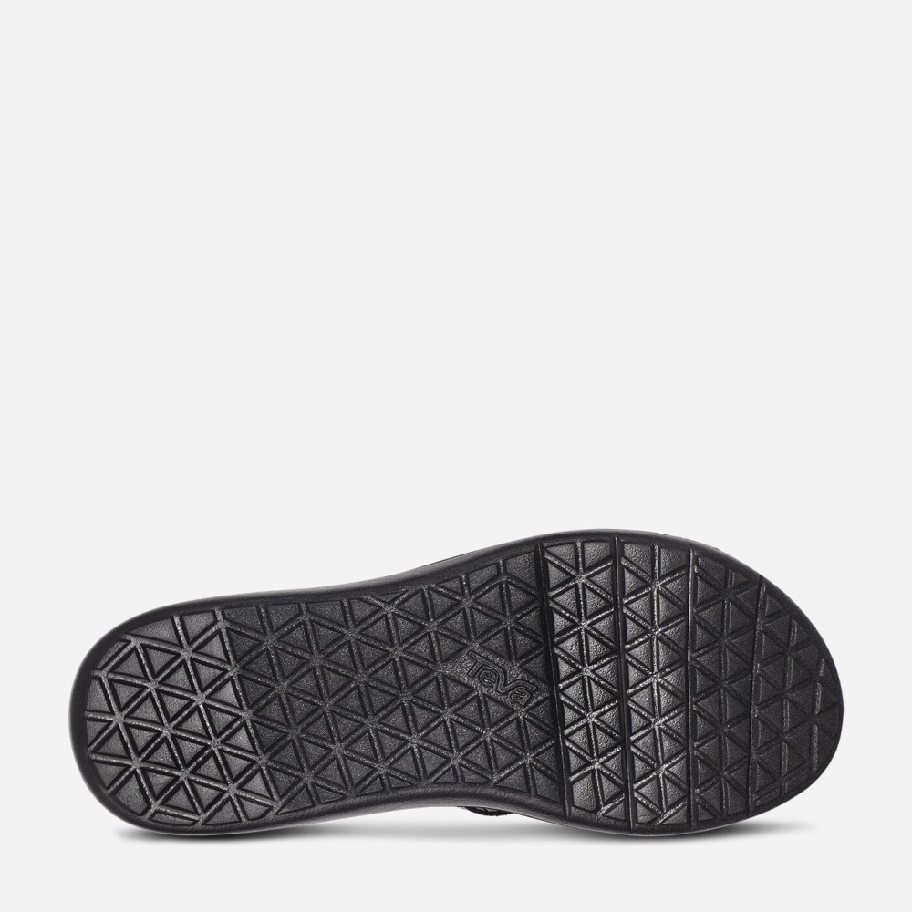 Teva Voya Flip Flops Dame Svarte Hvite | 39NFREQWD