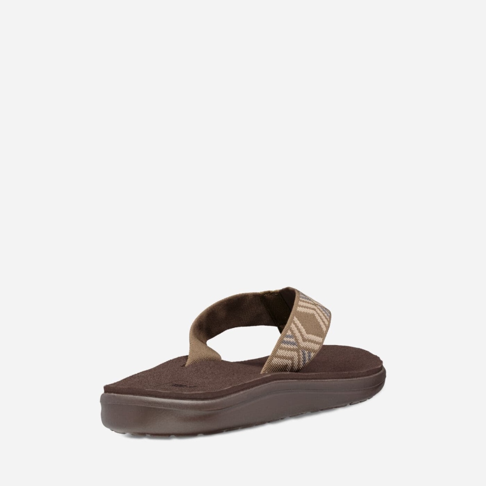 Teva Voya Flip Flops Herre Olivengrønne | 61GVDAOKZ