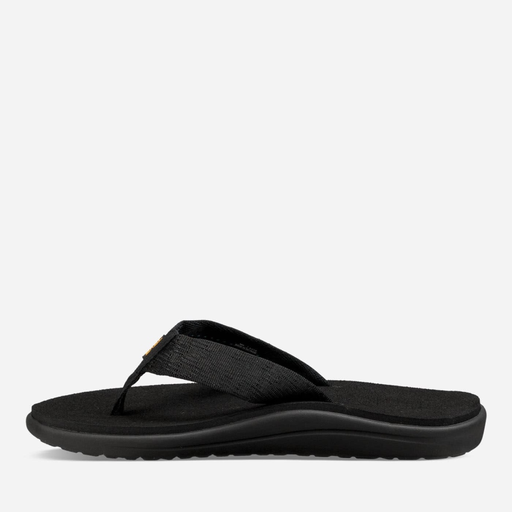 Teva Voya Flip Flops Herre Svarte | 04QYIRGVD