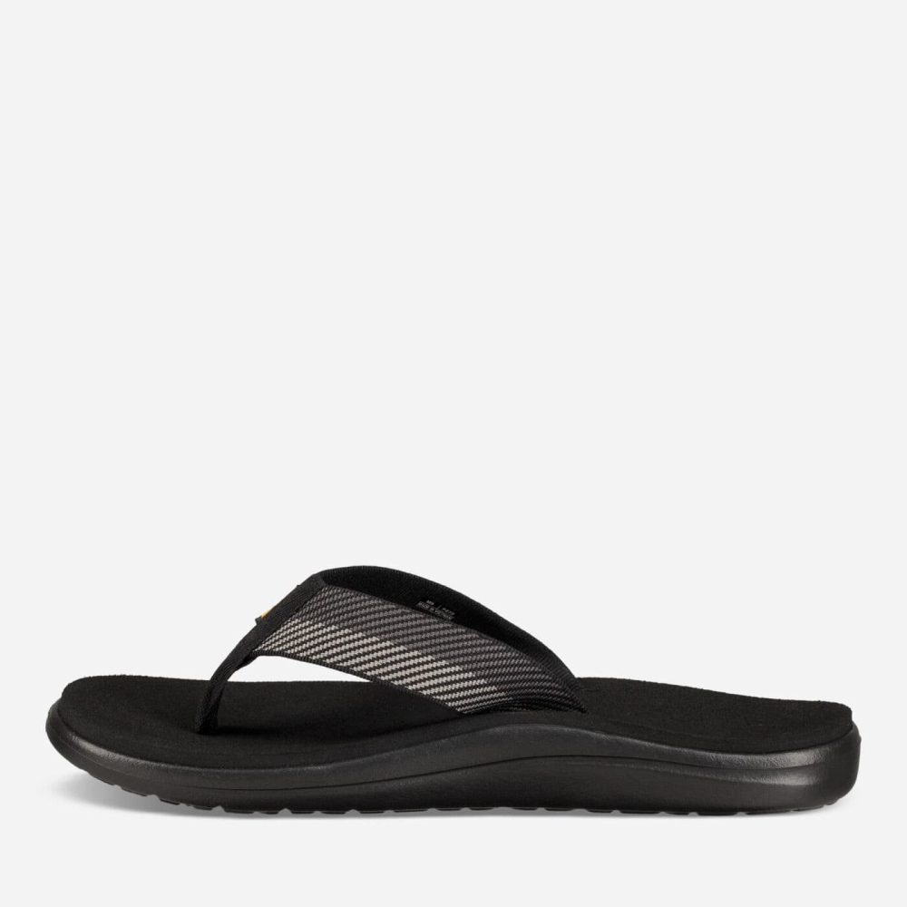 Teva Voya Flip Flops Herre Svarte Grå | 14LADXJFH