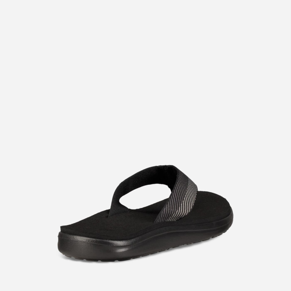 Teva Voya Flip Flops Herre Svarte Grå | 14LADXJFH