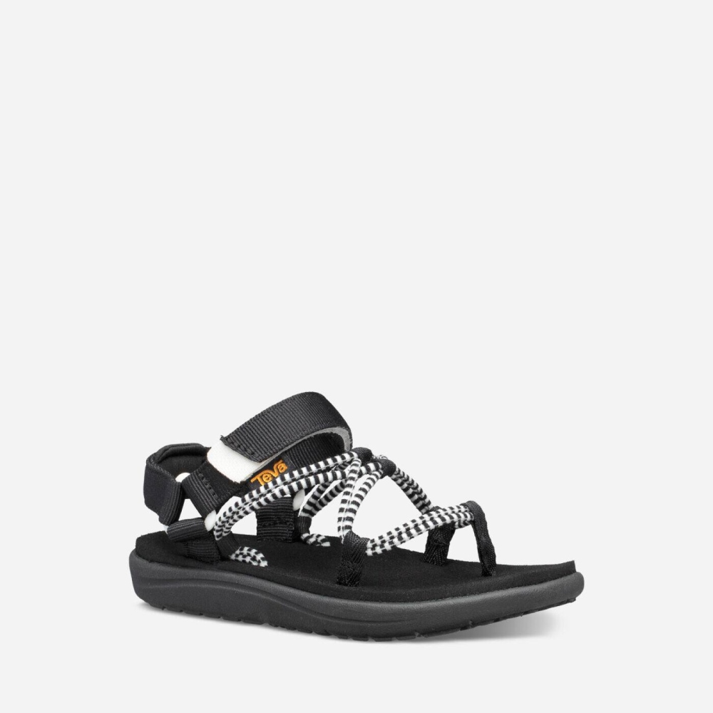 Teva Voya Infinity Tursandaler Barn Svarte Hvite | 31HYWNRAD