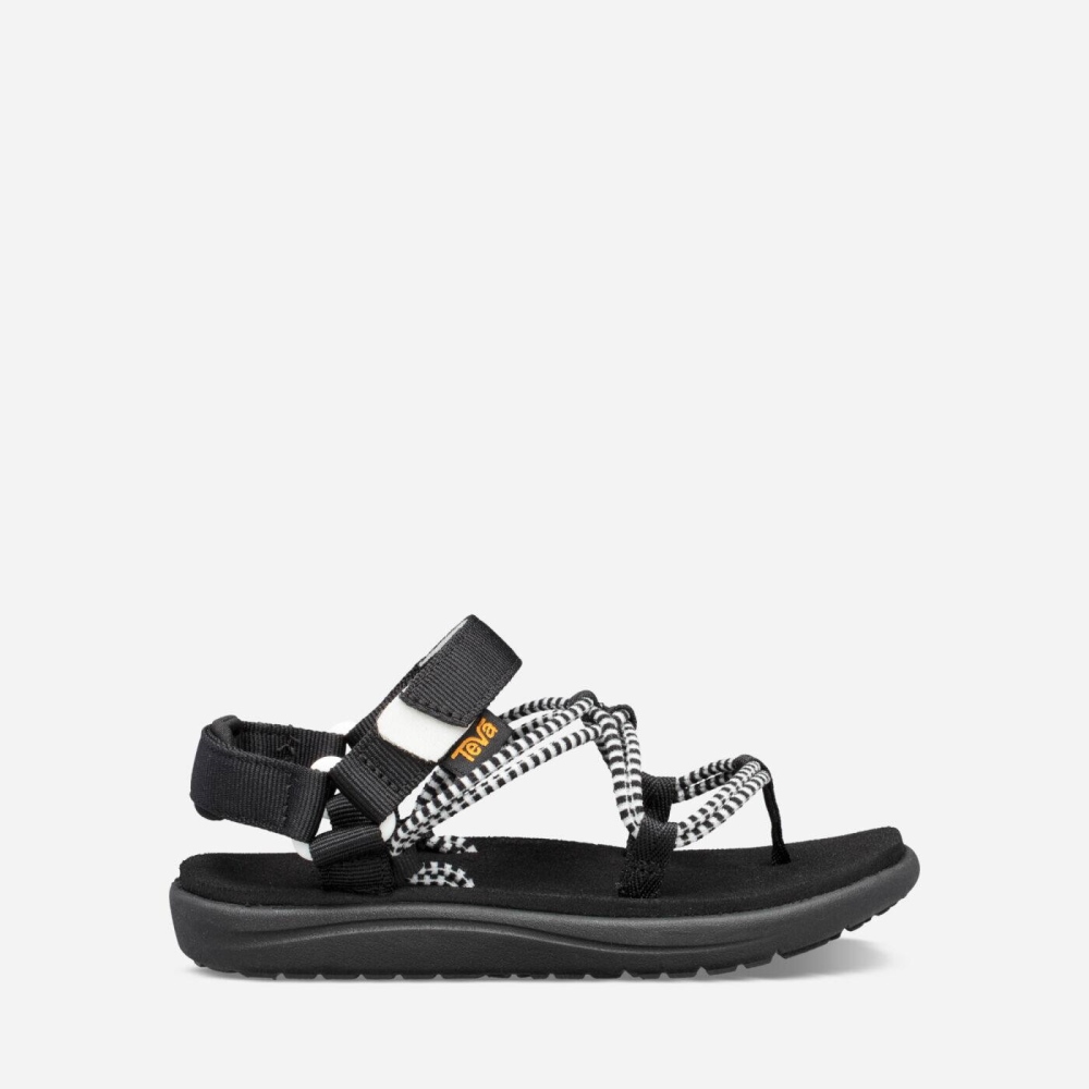 Teva Voya Infinity Tursandaler Barn Svarte Hvite | 31HYWNRAD