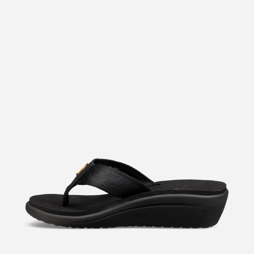 Teva Voya Kilesandaler Dame Svarte | 34TDOFZSB