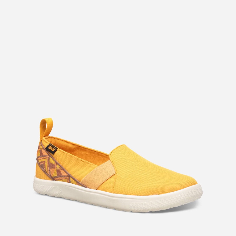 Teva Voya Slip On Joggesko Dame Gul | 20UTAPODK