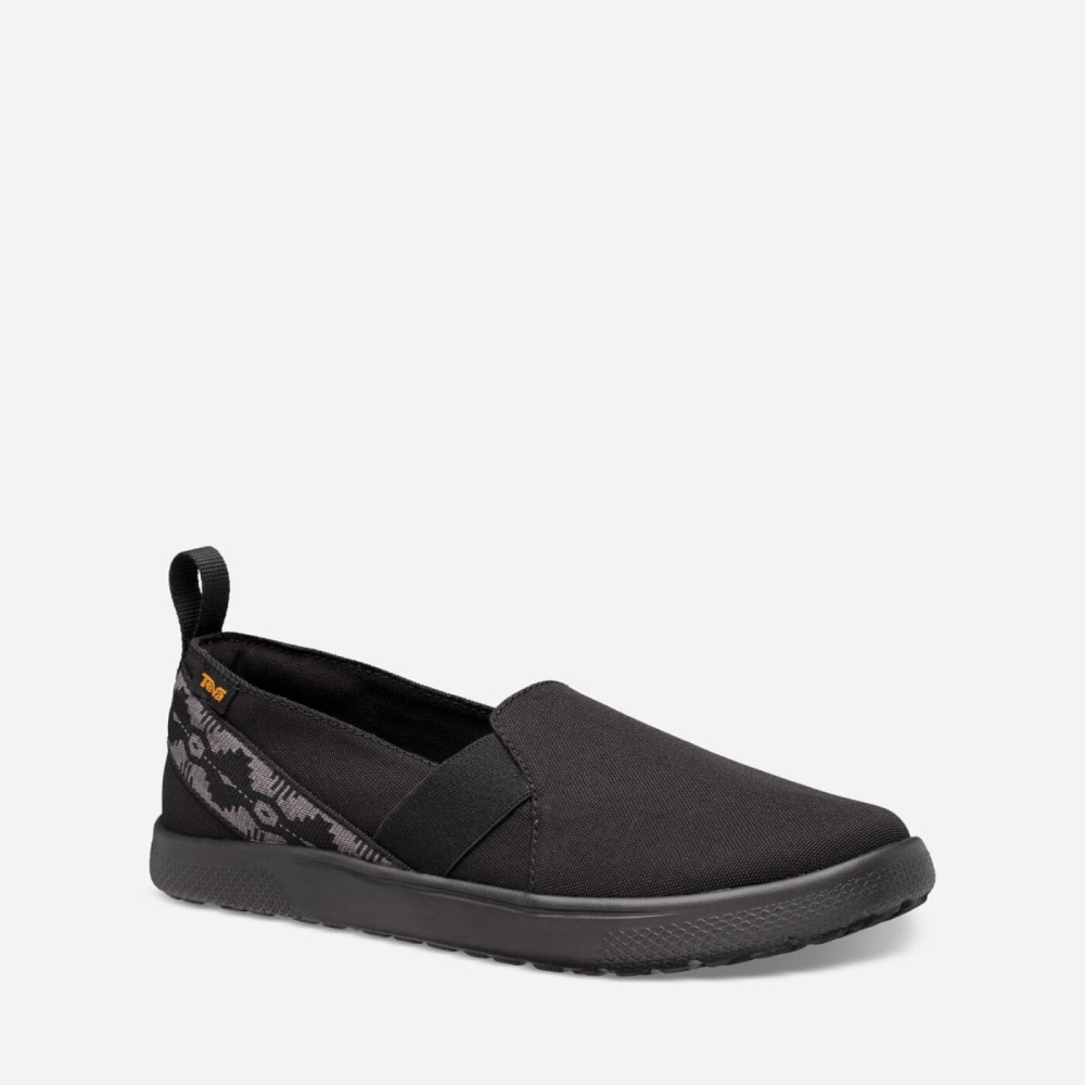 Teva Voya Slip On Joggesko Dame Svarte | 67WGPTUKE