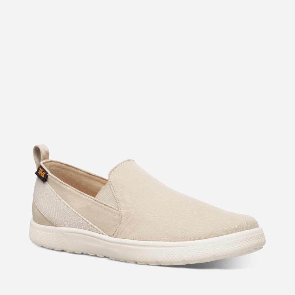 Teva Voya Slip On Joggesko Herre Beige | 43HKZSYTF