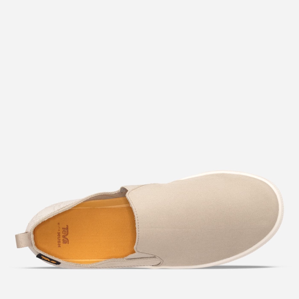 Teva Voya Slip On Joggesko Herre Beige | 43HKZSYTF