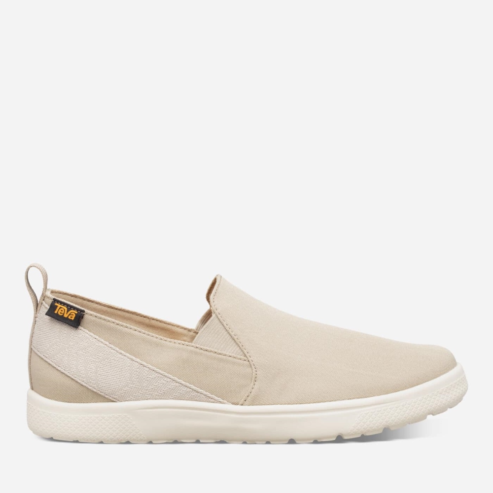 Teva Voya Slip On Joggesko Herre Beige | 43HKZSYTF