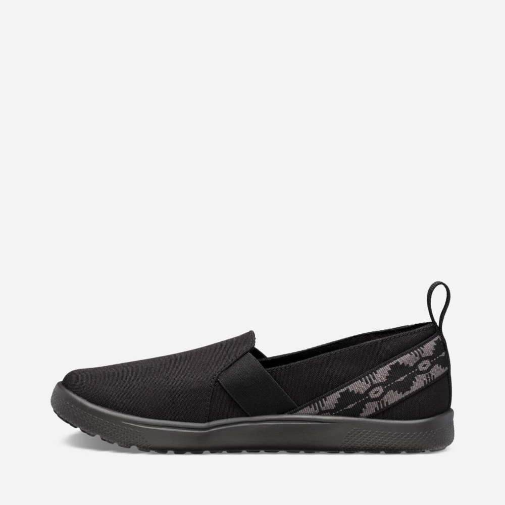 Teva Voya Slip On Sko Dame Svarte | 38SYAWQHR