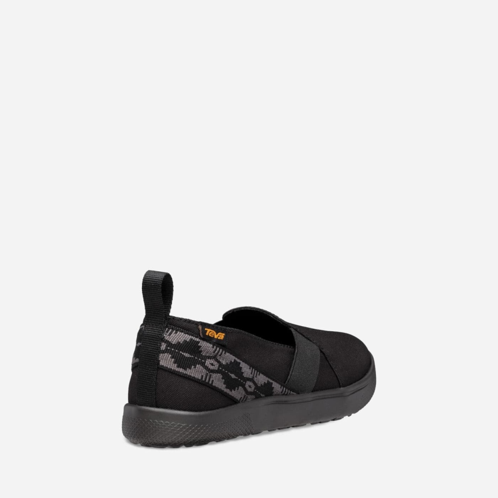 Teva Voya Slip On Sko Dame Svarte | 38SYAWQHR