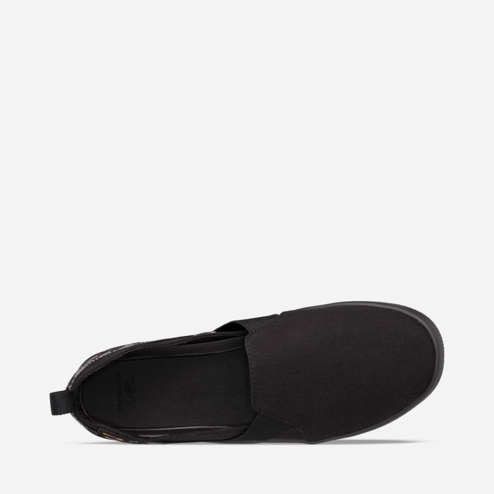 Teva Voya Slip On Sko Dame Svarte | 38SYAWQHR