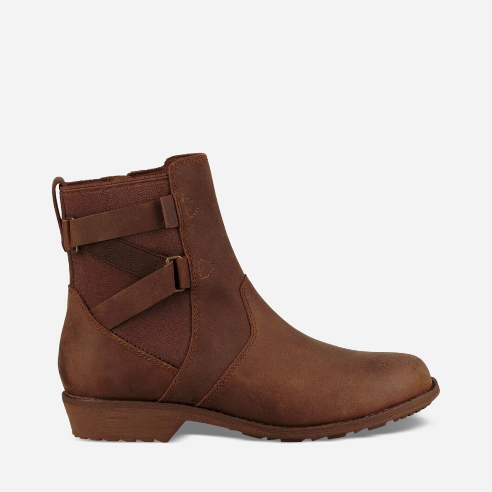 Teva Ellery Ankle WP Støvler Dame Brune | 50VEBYXCH