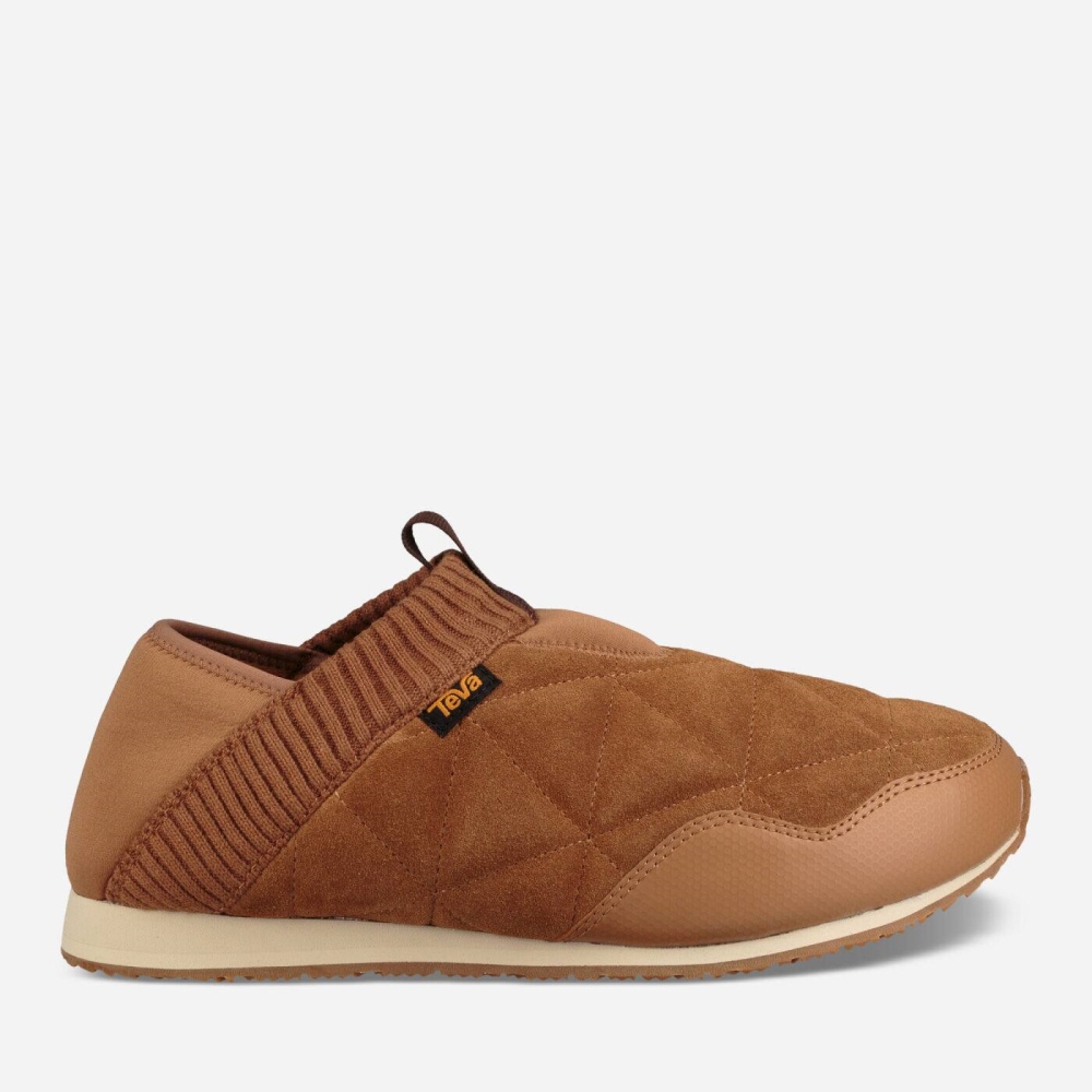 Teva Ember Moc Shearling Slip On Sko Herre Brune | 81PCNHYLQ