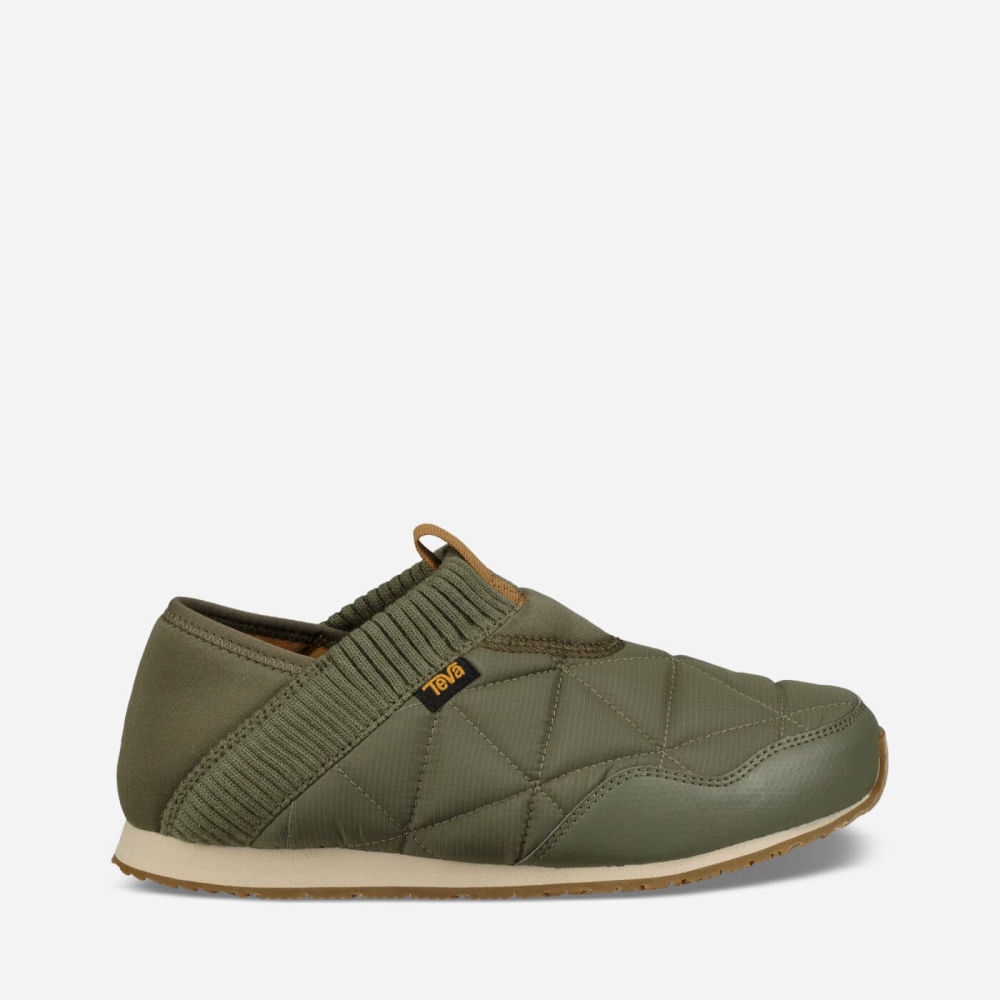 Teva Ember Moc Slip On Sko Dame Olivengrønne | 32WYVBKZL