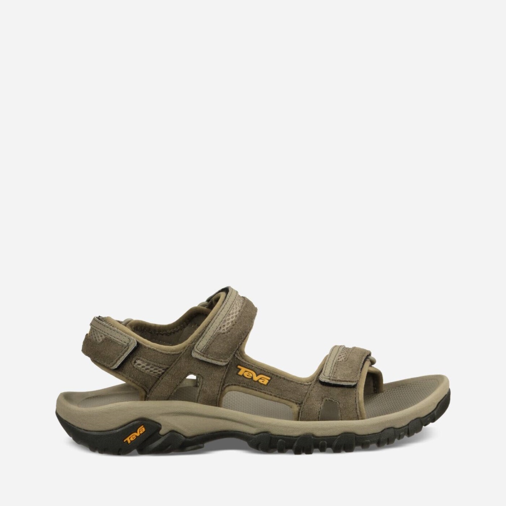 Teva Hudson Tursandaler Herre Khaki | 69FRUODHJ