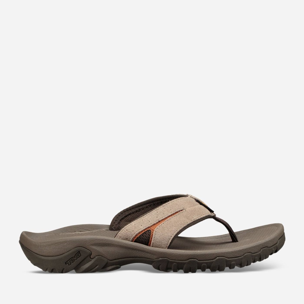 Teva Katavi 2 Thong Tursandaler Herre Brune | 87GKNXSQZ