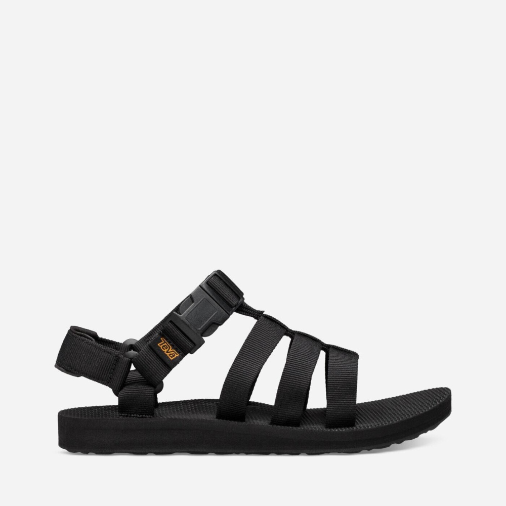 Teva Original Dorado Tursandaler Dame Svarte | 72GCNAJXI