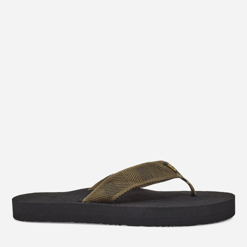 Teva Original Mush Flip Flops Herre Olivengrønne | 10OYKRVIW