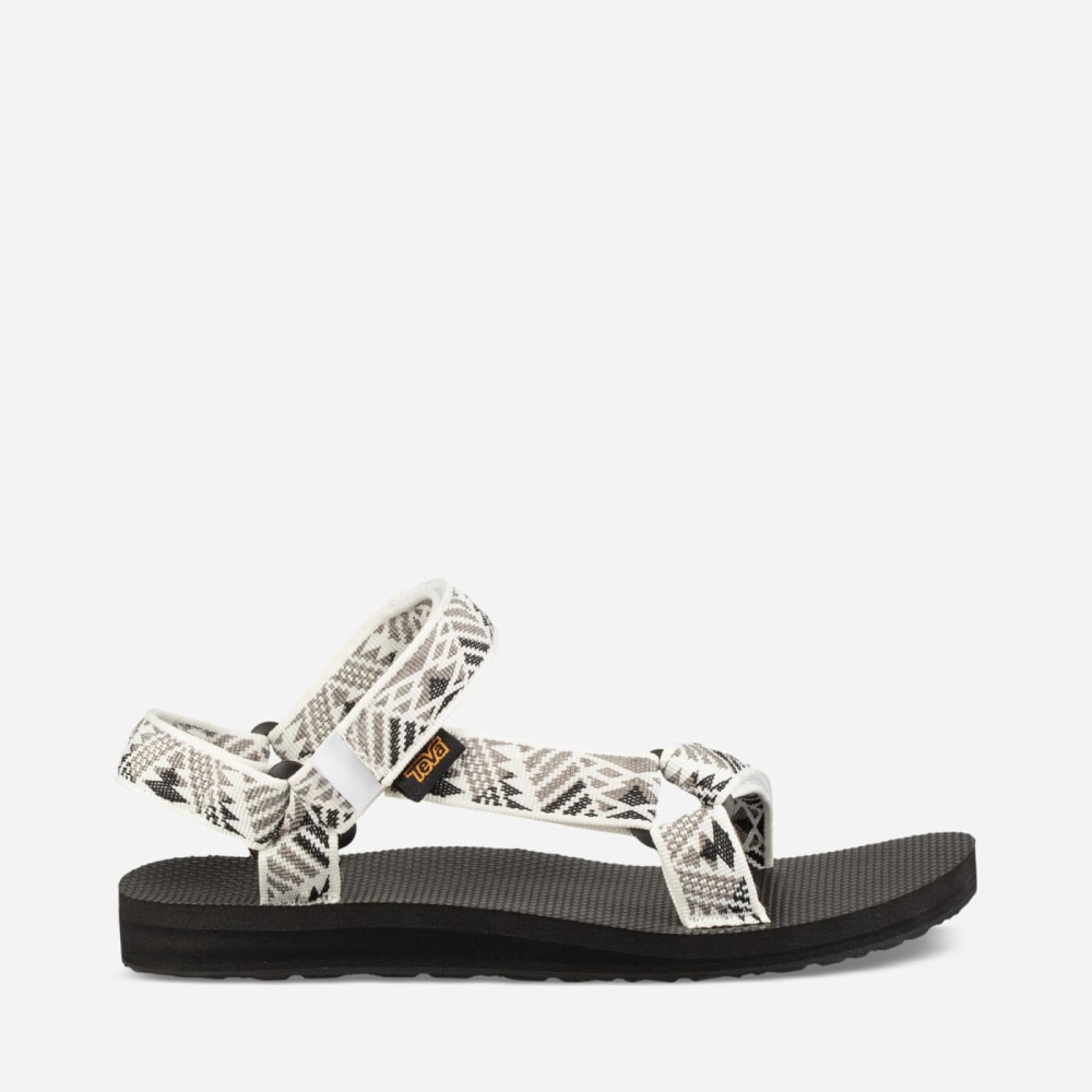 Teva Original Universal Tursandaler Dame Hvite Grå | 09VWPTHIL