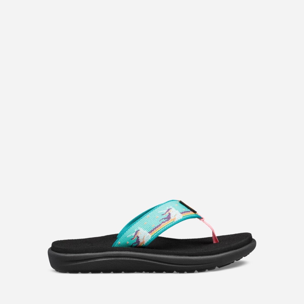 Teva Voya Flip Flops Barn Lyse Grønn | 24VXGYUOR