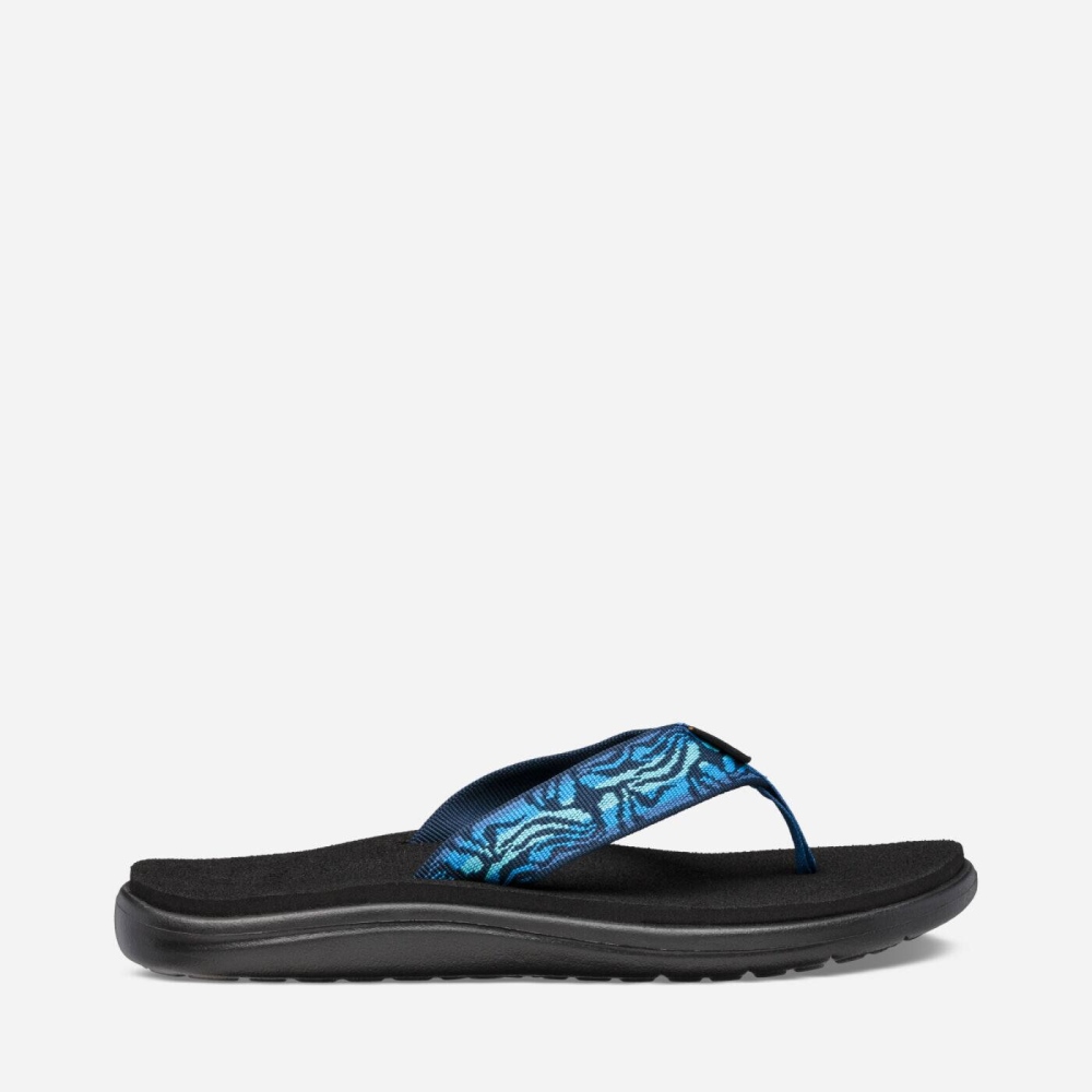 Teva Voya Flip Flops Dame Svarte | 64IHUVKOM