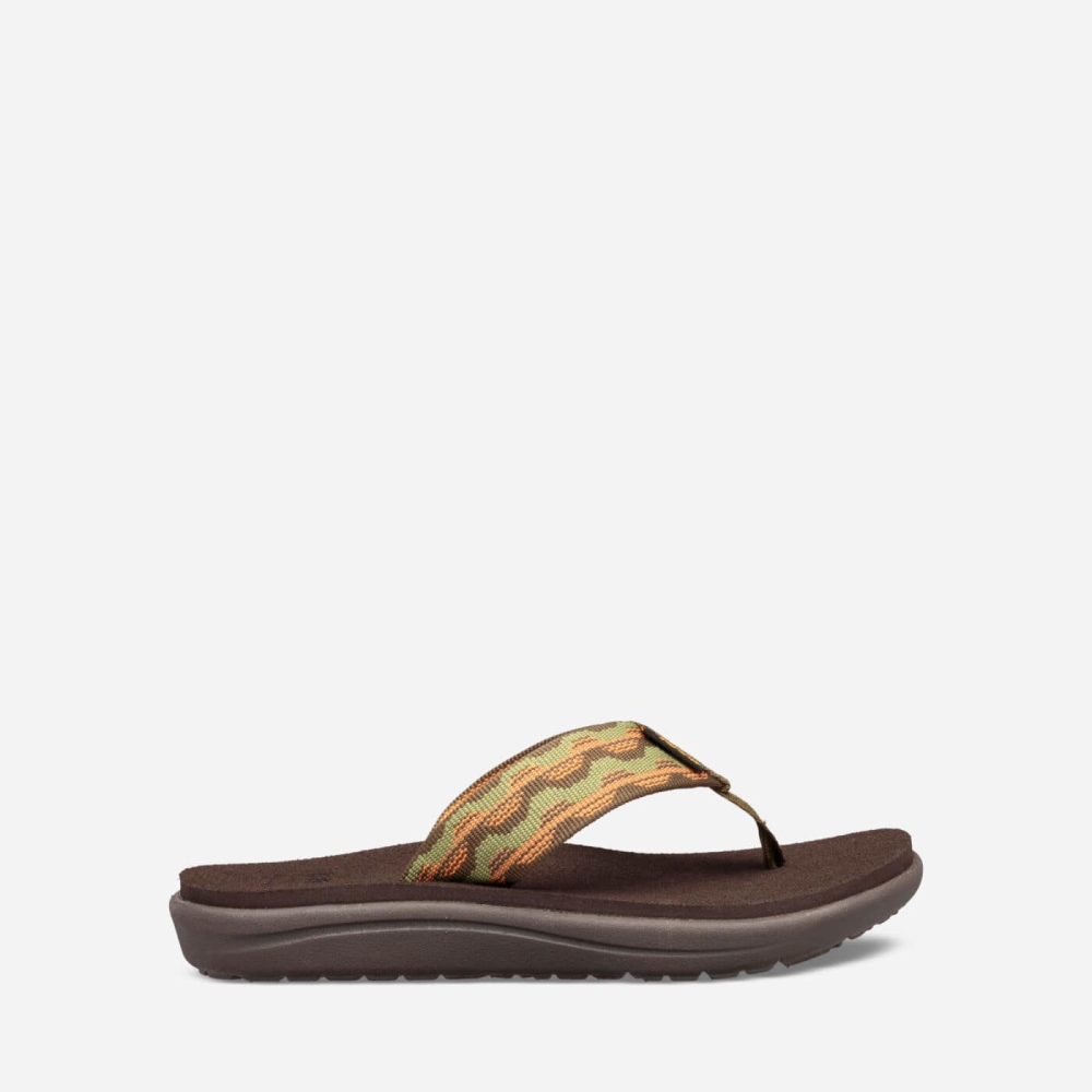 Teva Voya Flip Tursandaler Barn Olivengrønne | 16MCVEWBL